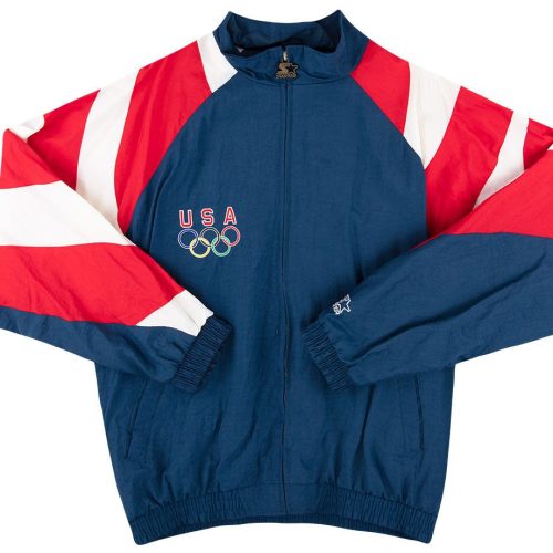 1996 TEAM USA OLYMPIC GAMES STARTER WINDBREAKER L