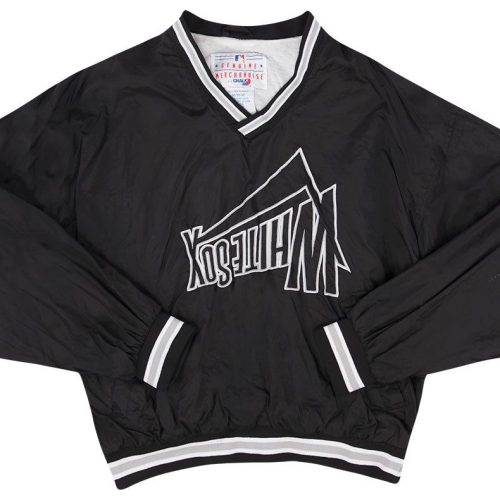 1990's CHICAGO WHITE SOX CHALK LINE WINDBREAKER JACKET M