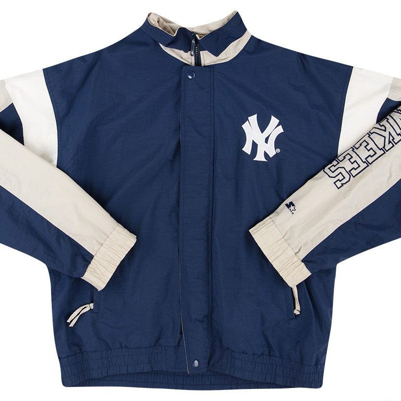 1990's NEW YORK YANKEES STARTER RAIN COAT L