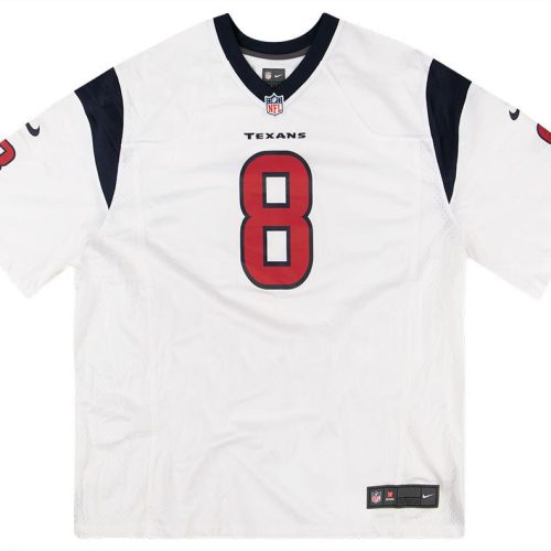 2012-13 HOUSTON TEXANS SCHAUB #8 NIKE GAME JERSEY (AWAY) Y
