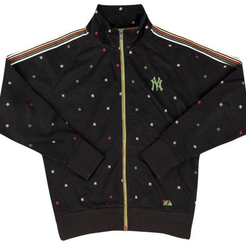 2000's NEW YORK YANKEES MAJESTIC TRACK JACKET S