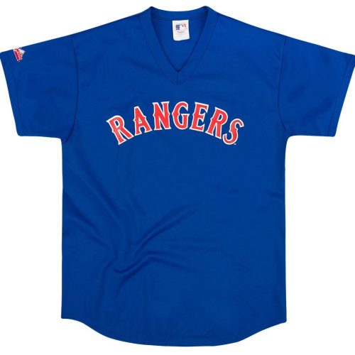 2000's TEXAS RANGERS MAJESTIC TRAINING TEE L