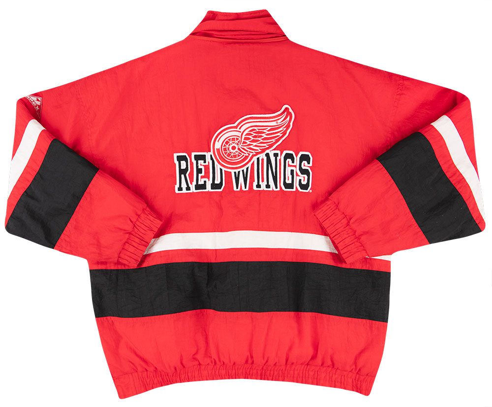 1990's DETROIT RED WINGS APEX 1/2 ZIP COAT L 2 jess05789 1