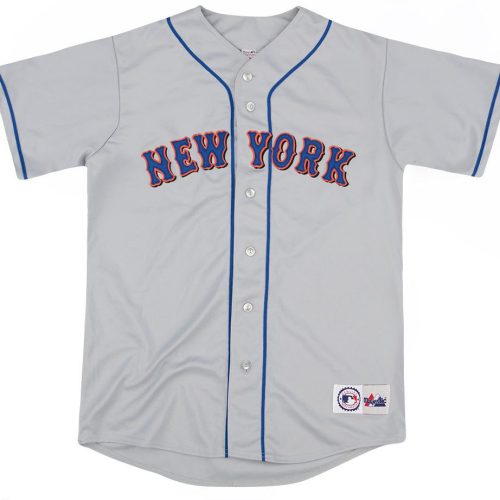 2003 NEW YORK METS ALOMAR #12 MAJESTIC JERSEY (AWAY) L
