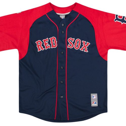 2005-08 BOSTON RED SOX PAPELBON #58 MAJESTIC JERSEY (ALTERNATE) L