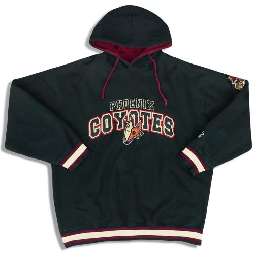 1990's PHOENIX COYOTES STARTER HOODED SWEAT TOP XL