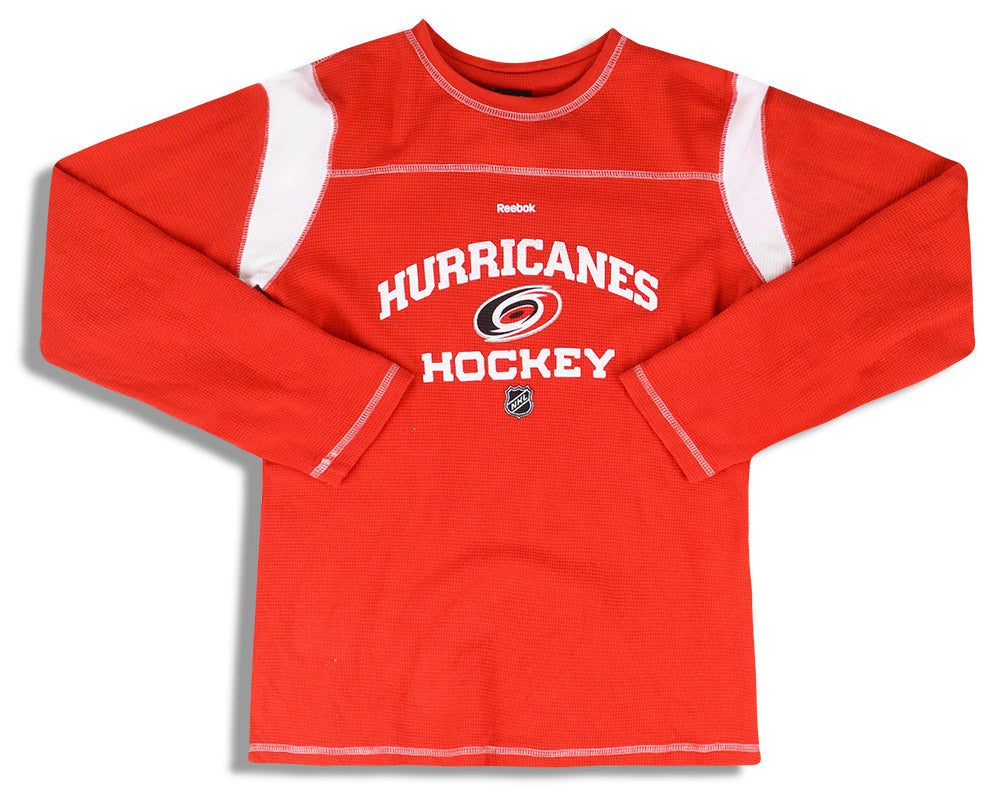 2010's CAROLINA HURRICANES REEBOK L/S TEE WOMENS (S) 1 jlh 0760