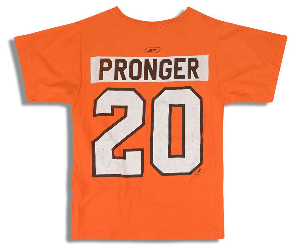 2009-11 PHILADELPHIA FLYERS PRONGER #20 REEBOK TEE S 2 jlh 0889