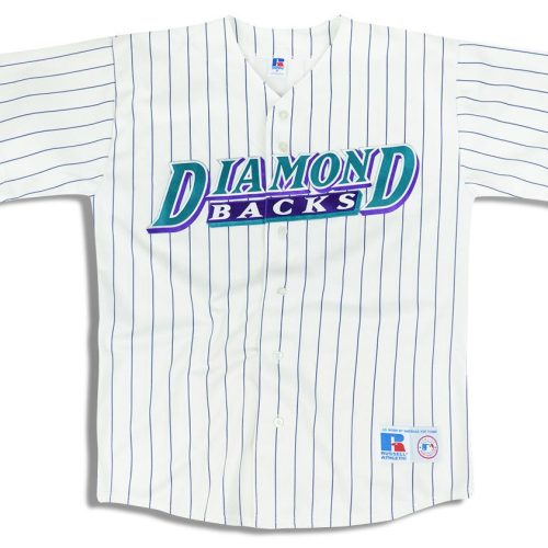 1998-00 ARIZONA DIAMONDBACKS RUSSELL ATHLETIC JERSEY (HOME) XL