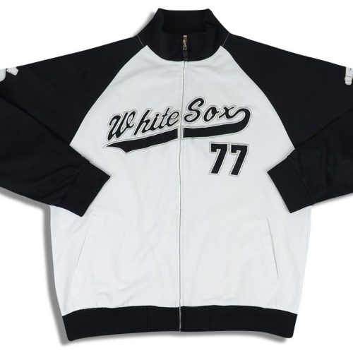 2000's CHICAGO WHITE SOX MAJESTIC COOPERSTOWN TRACK JACKET XL