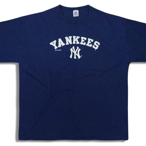 2004 NEW YORK YANKEES RUSSELL ATHLETIC TEE XL