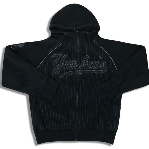 2000’s NEW YORK YANKEES MAJESTIC FULL-ZIP HOODED SWEAT TOP M