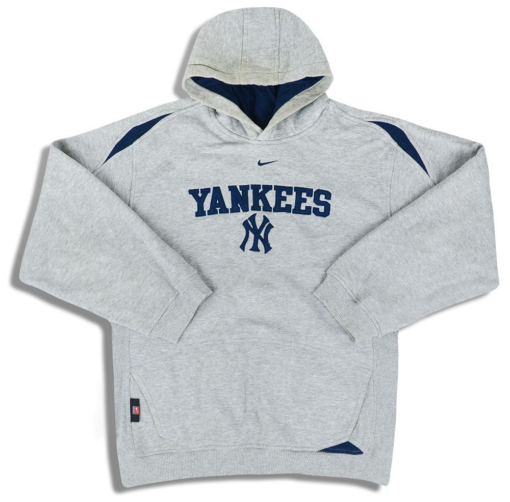 2000's NEW YORK YANKEES NIKE HOODED SWEAT TOP L 1 jlh 1812