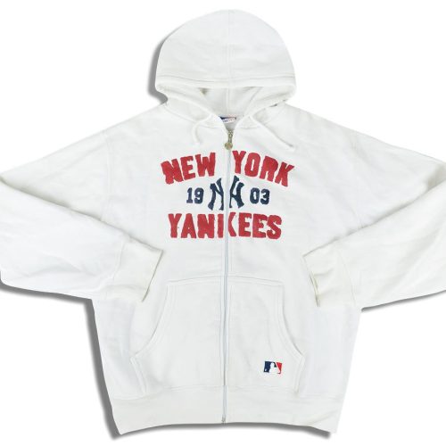 2000’s NEW YORK YANKEES FULL-ZIP HOODED SWEAT TOP XL