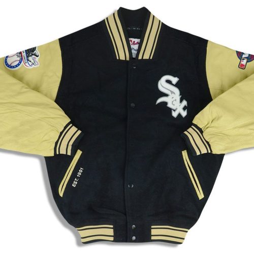 2005 CHICAGO WHITE SOX MAJESTIC WORLD SERIES CHAMPIONS VARSITY JACKET M