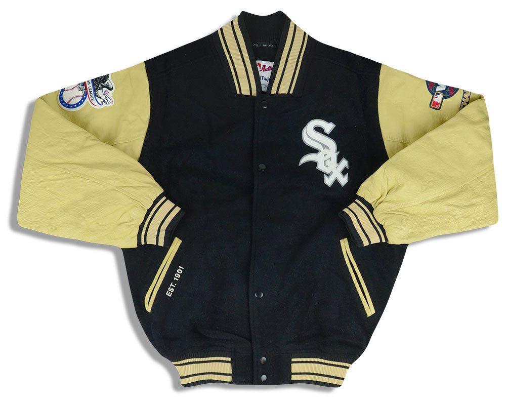 2005 CHICAGO WHITE SOX MAJESTIC WORLD SERIES CHAMPIONS VARSITY JACKET M 1 jlh 1944