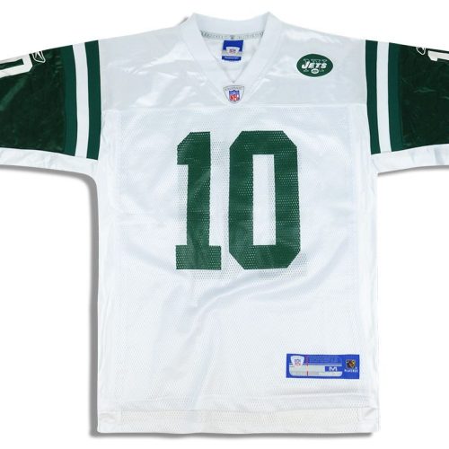 2005-06 NEW YORK JETS PENNINGTON #10 REEBOK ON FIELD JERSEY (AWAY) L