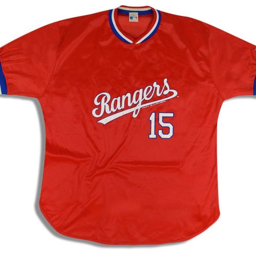 1986 TEXAS RANGERS #15 JERSEY XL