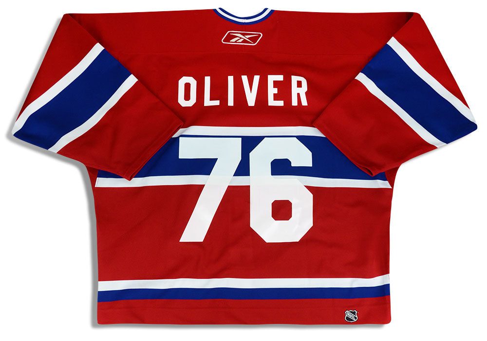 2006-07 MONTREAL CANADIENS OLIVER #76 AUTHENTIC REEBOK JERSEY (HOME) XL 2 jlh 2477