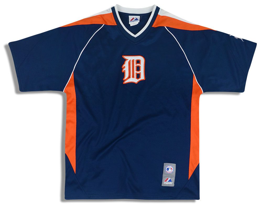 2000's DETROIT TIGERS MAJESTIC TRAINING TEE S 1 jlh 2546