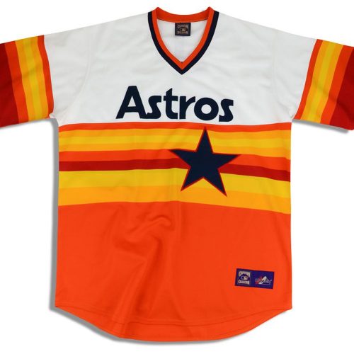 1980's HOUSTON ASTROS MAJESTIC COOPERSTOWN COLLECTION JERSEY (HOME) XXL
