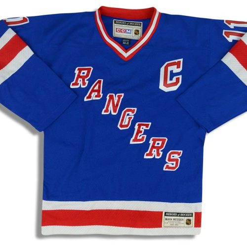 1993-94 NEW YORK RANGERS MESSIER #11 CCM JERSEY (AWAY) Y