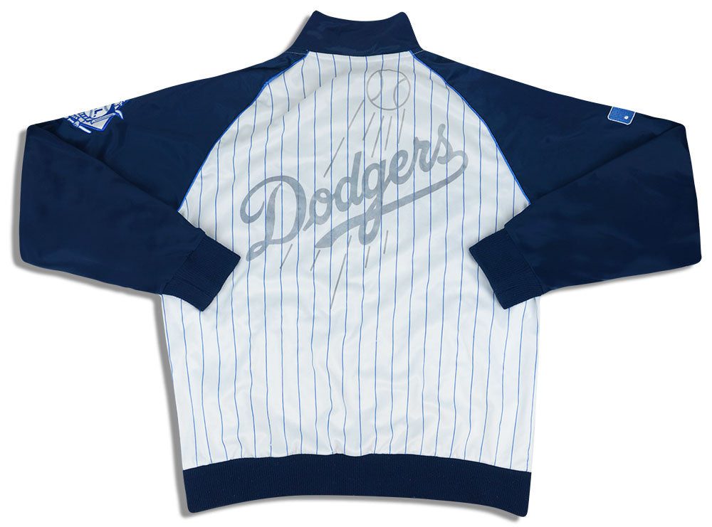2000’s LA DODGERS MAJESTIC COOPERSTOWN COLLECTION TRACK JACKET XL 2 jlh 3304