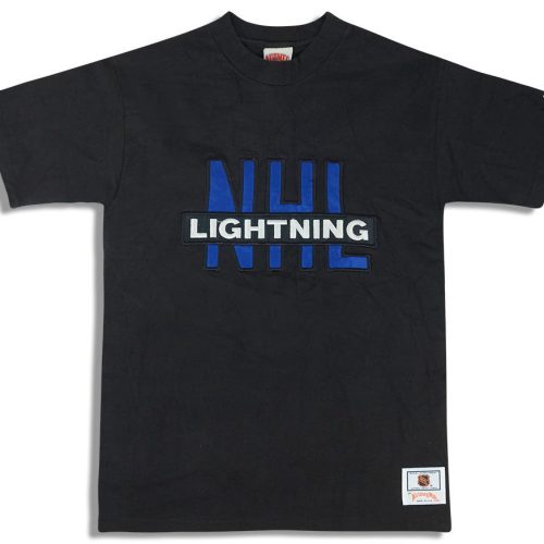 1990's TAMPA BAY LIGHTNING NUTMEG TEE M