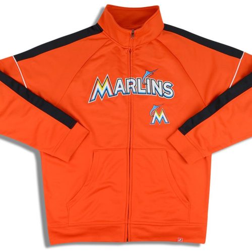 2010's MIAMI MARLINS MAJESTIC TRAINING JACKET M