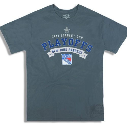 2011 NEW YORK RANGERS OLD TIME HOCKEY STANLEY CUP PLAYOFFS TEE M
