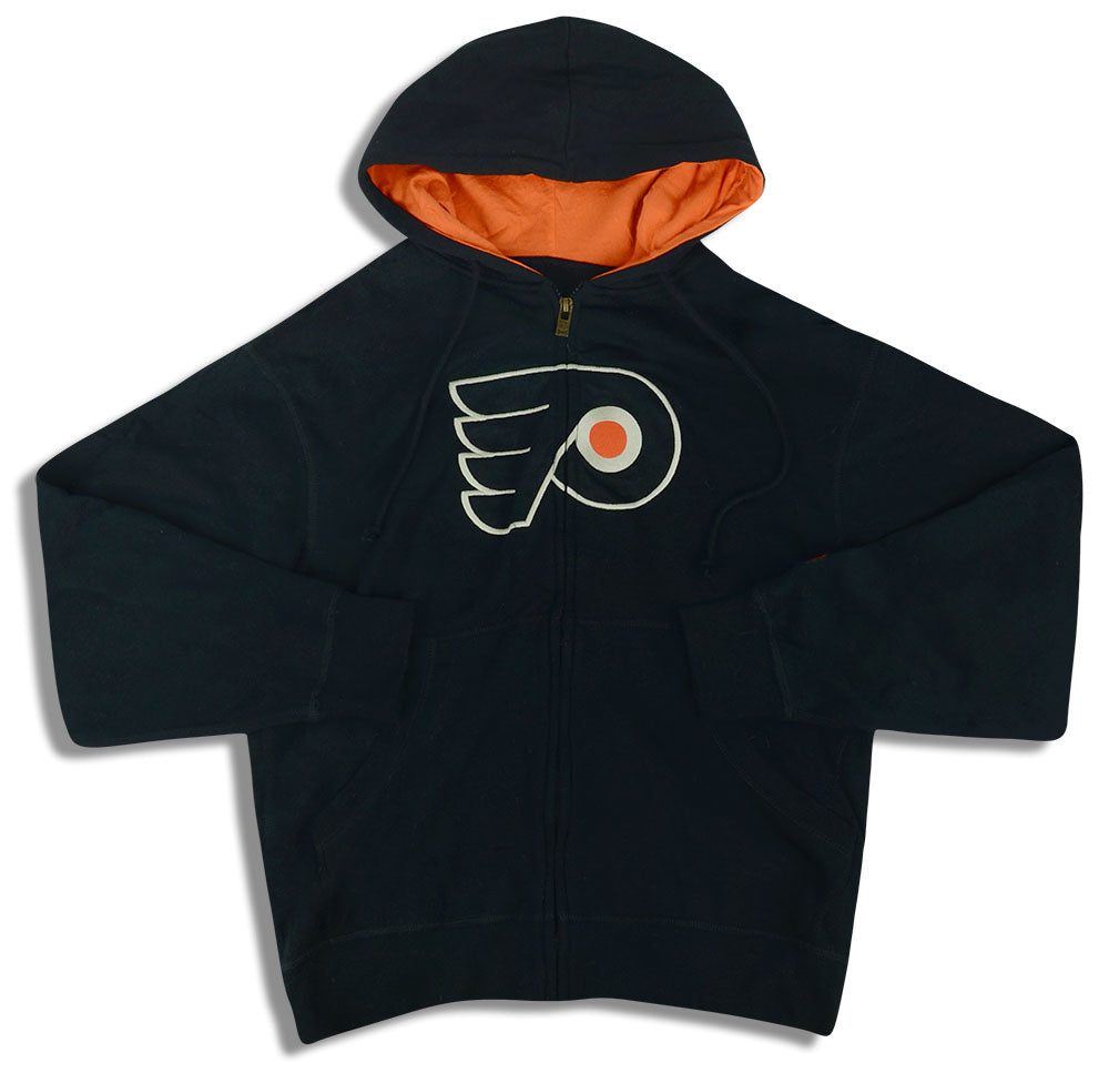 2000's PHILADELPHIA FLYERS OLD TIME HOCKEY HOODED SWEAT TOP L 1 jlh 3787