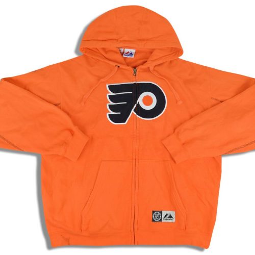 2010's PHILADELPHIA FLYERS MAJESTIC HOODED SWEAT TOP XL