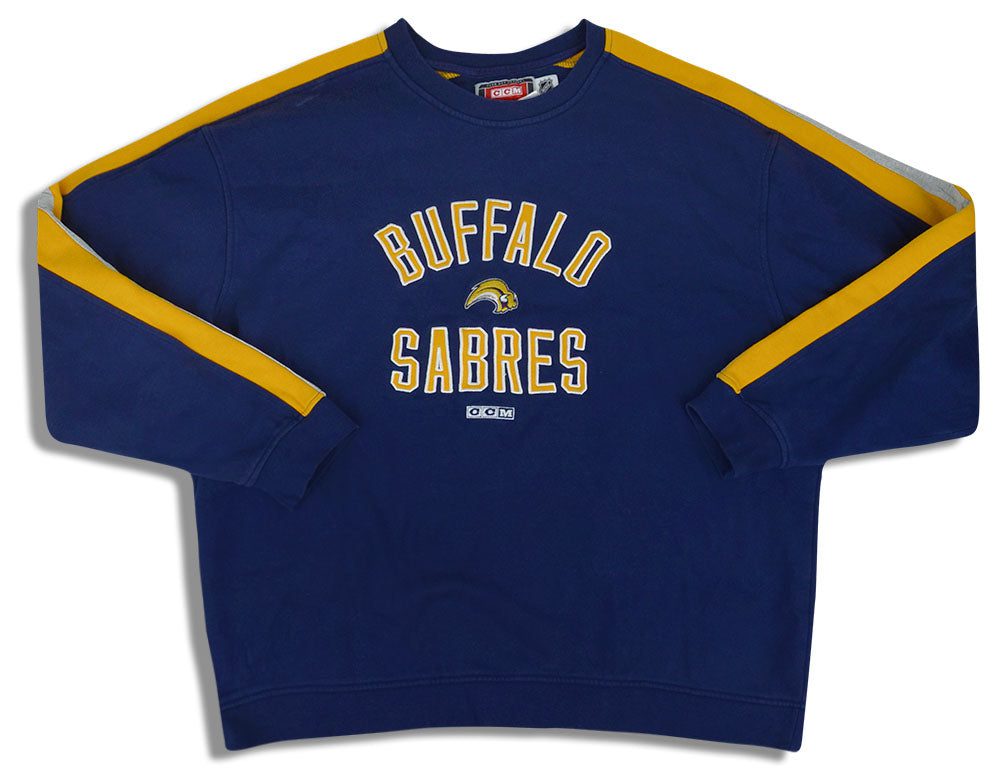 1990'S BUFFALO SABRES CCM SWEAT TOP XL 1 jlh 3792