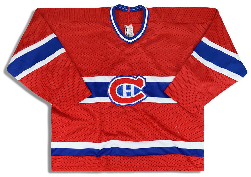 1980’s MONTREAL CANADIENS BAUER JERSEY (AWAY) XXL 1 jlh 3884