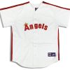 1980's CALIFORNIA ANGELS MAJESTIC COOPERSTOWN COLLECTION JERSEY XL 2 laahcc01 front