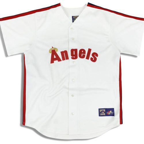 1980's CALIFORNIA ANGELS MAJESTIC COOPERSTOWN COLLECTION JERSEY XL