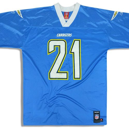 2007 SAN DIEGO CHARGERS TOMLINSON #21 REEBOK REPLICA JERSEY (ALTERNATE) XL