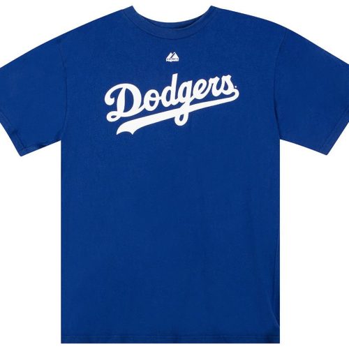 2013 LA DODGERS PUIG #66 MAJESTIC TEE Y