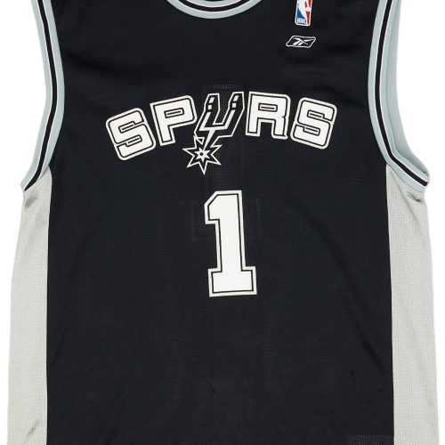 2002-06 SAN ANTONIO SPURS #1 REEBOK JERSEY (AWAY) M
