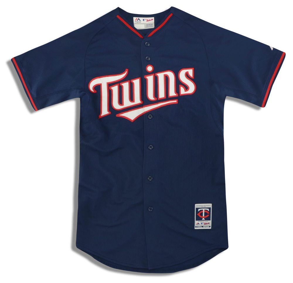 2011-13 MINNESOTA TWINS MAJESTIC COOL BASE JERSEY (ALTERNATE) M 1 nvc 3378