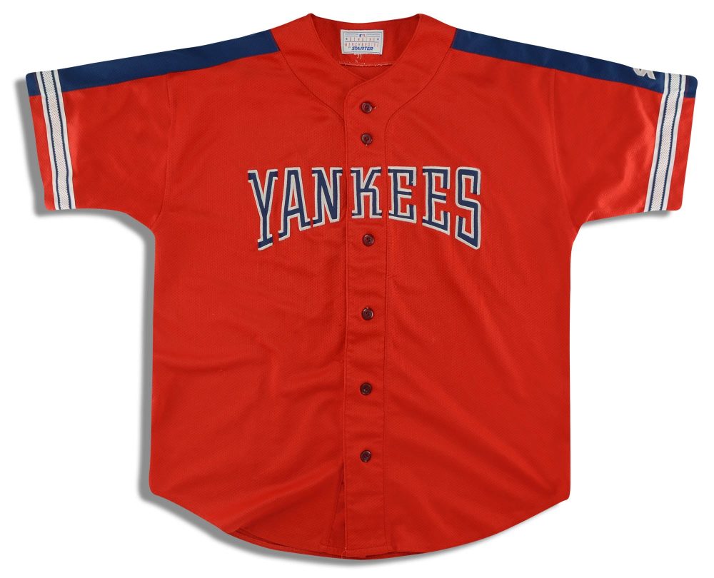 1990’s NEW YORK YANKEES STARTER JERSEY (ALTERNATE) L 1 nvc 3389