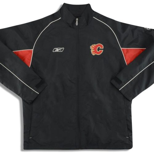 2000's CALGARY FLAMES REEBOK RAIN JACKET M