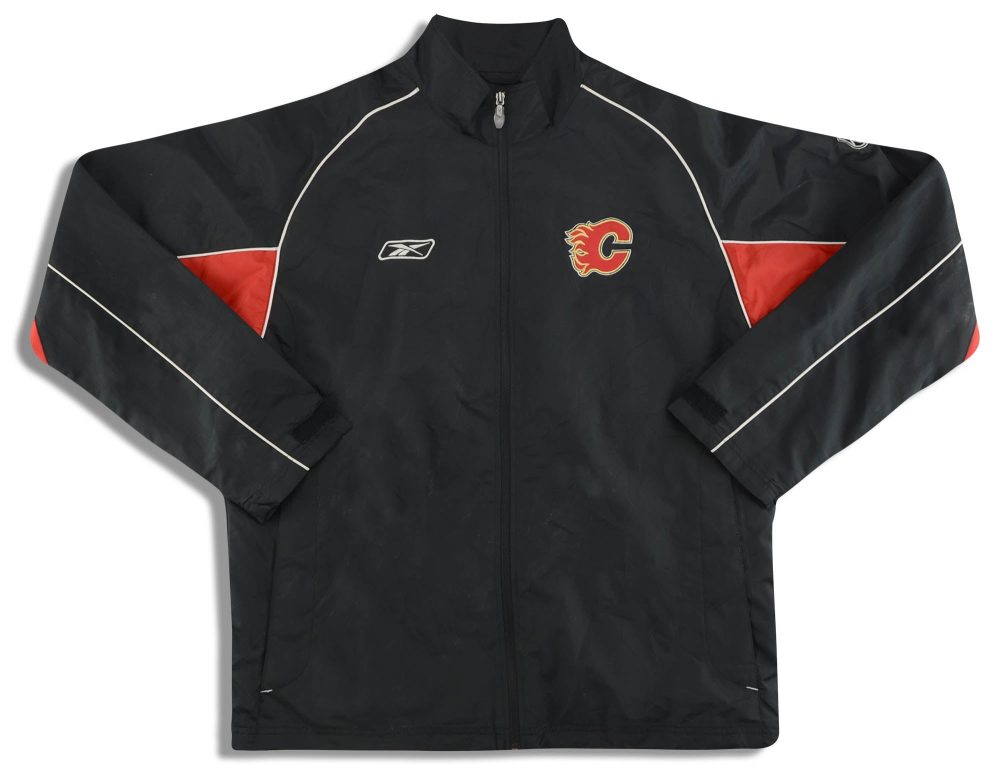 2000's CALGARY FLAMES REEBOK RAIN JACKET M 1 nvc 3404 1