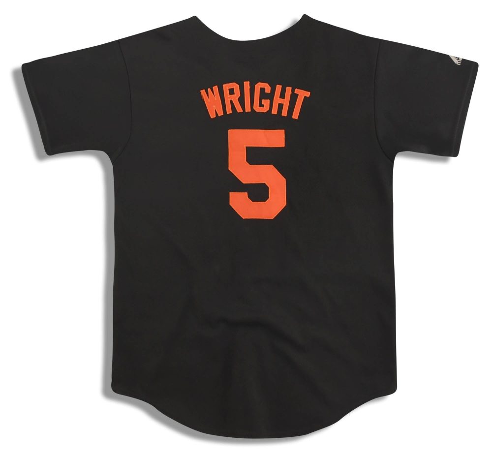 2000’s NEW YORK METS WRIGHT #5 MAJESTIC JERSEY (ALTERNATE) Y 2 nvc 3413