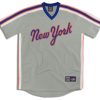 1987 NEW YORK METS MAJESTIC COOPERSTOWN COLLECTION JERSEY (AWAY) L 2 nvc 3414
