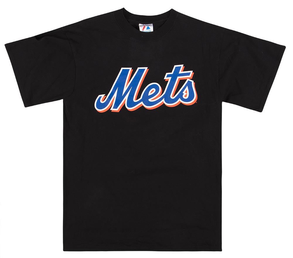 2005-11 NEW YORK METS BELTRAN #15 MAJESTIC TEE L 1 nymts0501 front