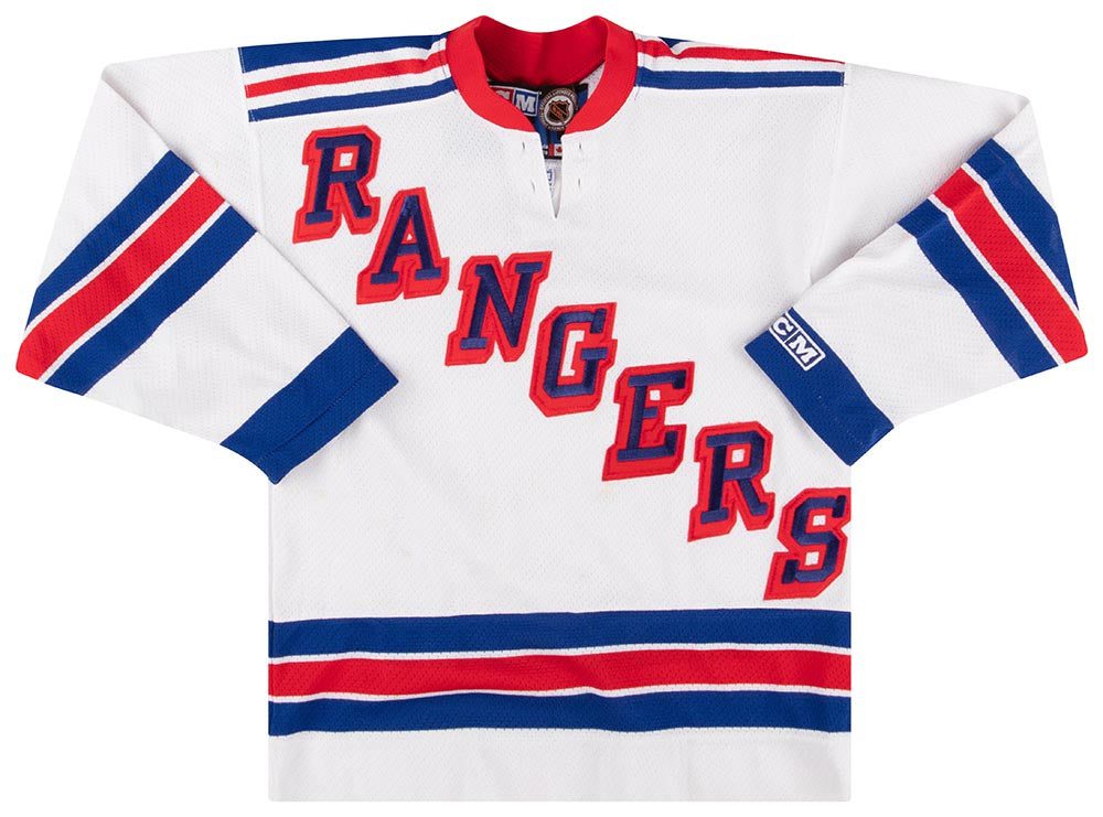 1999-00 NEW YORK RANGERS CCM JERSEY (HOME) Y 1 nyrh9901 front