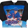 1990's NEW YORK RANGERS CCM FANIMATION JERSEY L/XL 5 nyrt9004 front