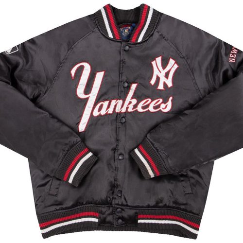 2000's NEW YORK YANKEES MAJESTIC COOPERSTOWN SATIN JACKET M