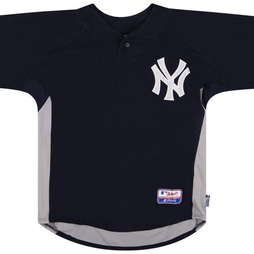 2010's NEW YORK YANKEES AUTHENTIC MAJESTIC COOL BASE BATTING PRACTICE JERSEY L
